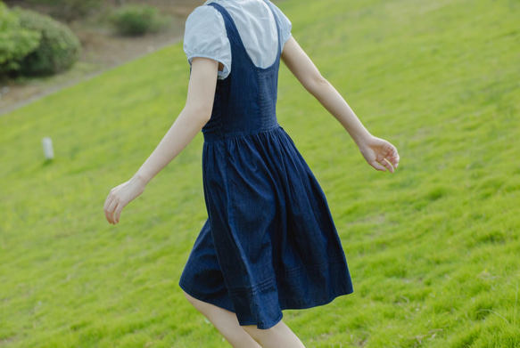 大人可愛い丸襟ブラウス　半袖　コットン 2枚目の画像