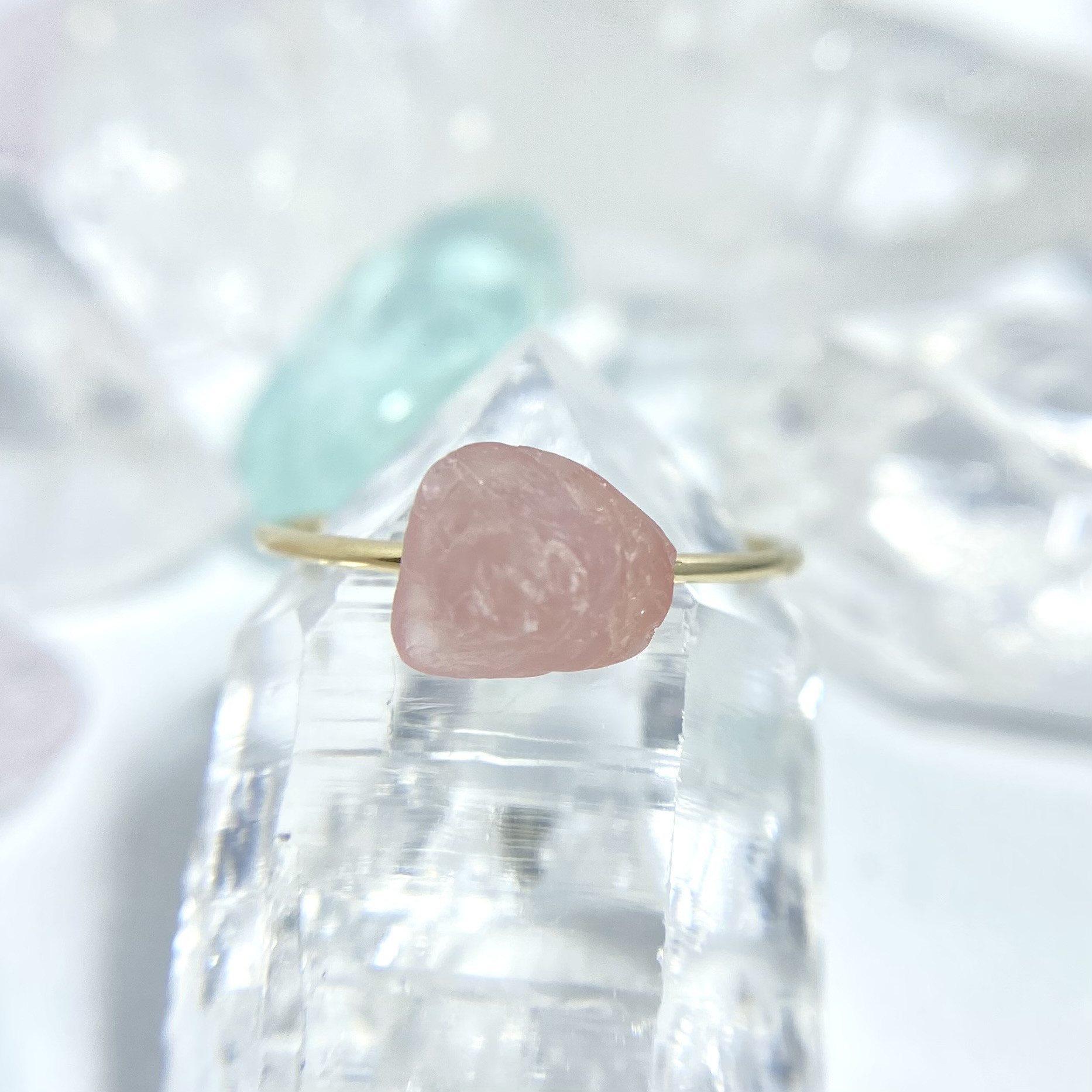 天然スピネル原石リング(選べるサイズ）