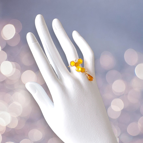 はちみつ色のリング（蜜）サイズフリー