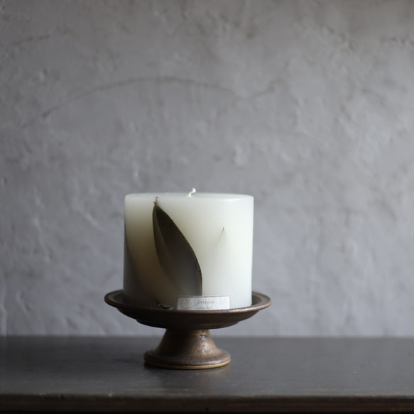 NEW! リム コンポート　濃茶ゴールド系 金属のような風合い　 1枚目の画像