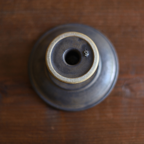 NEW! リム コンポート　濃茶ゴールド系 金属のような風合い　 4枚目の画像