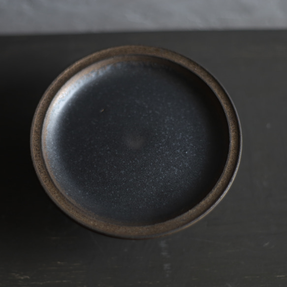 NEW! リム コンポート　濃茶ゴールド系 金属のような風合い　 3枚目の画像