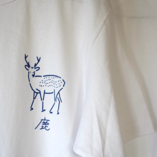 激レア ウンコリン オリジナルシルクスクリーン イベントプリント 鹿 オリジナルプリントTシャツ【シルクスクリーン】 Tシャツ