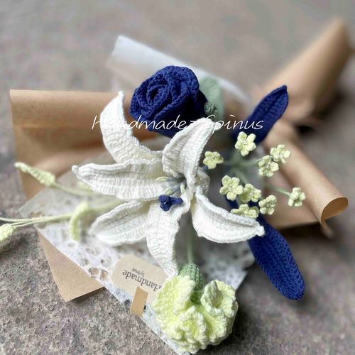 布花作品♡チャーミングな薔薇たち 産地直送 バラ花束 ミックスおまかせ（20本入り）／愛知 榊原