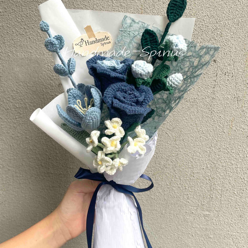 ハンドメイド · かぎ針編み · バラの花束 · 花 ハンドメイド · かぎ針編み · バラの花束 · 花