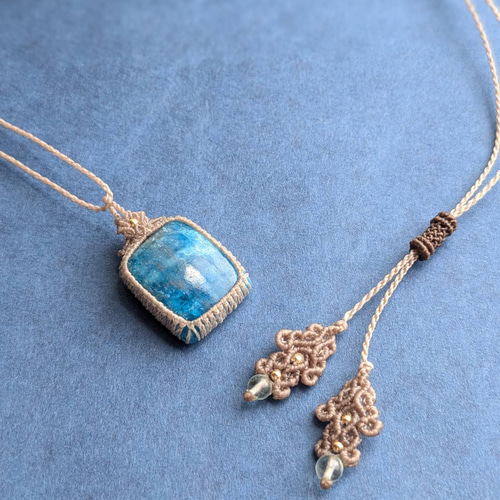 Takaマクラメ編みネックレス2点 Takaマクラメ編みネックレス2点 Part 2】Macrame Necklace