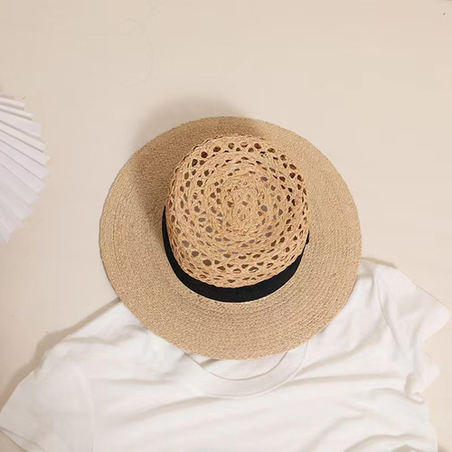 極美品✨️ KISHIDAMIKI キシダミキ ストロー ハット ラフィア 夏 極美品✨️ KISHIDAMIKI キシダミキ ストロー ハット ラフィア 夏