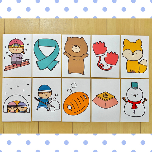 冬 クイズ なぞなぞ 保育教材 おもちゃ・人形 tunamayo`s gallery 通販 