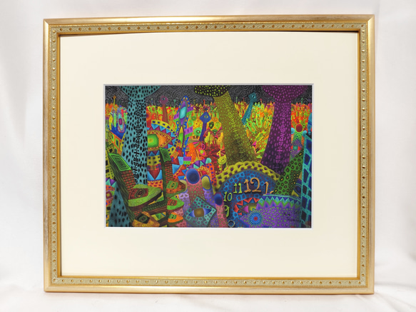 空間と心象風景 高見沢耳のジクレー版画作品 一点物の版画作品です(A4