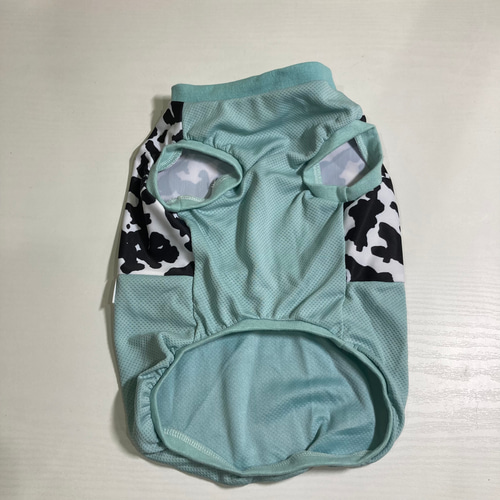 犬服 Lサイズ 接触冷感 タンクトップ うし柄 ミントリプ ひんやり