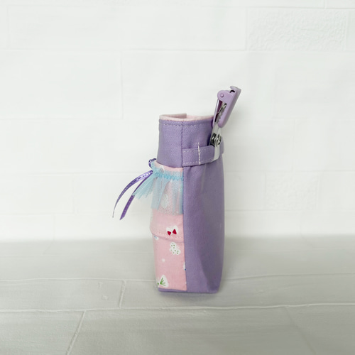 リボンちょう柄♡移動ポケットクリップ付き⭐︎女の子 幼稚園入園準備