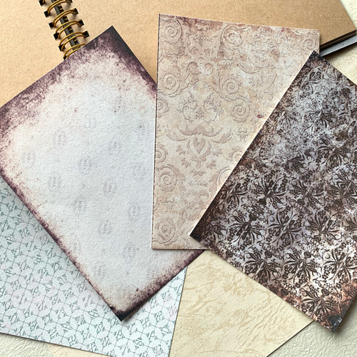 コラージュ素材　紙もの　素材紙　【2300】 Amazon.co.jp: コラージュ 素材 デザインペーパー 100枚 詰め合わせ