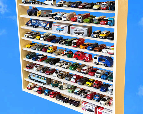 キュートジャパン トミカ ラック シェルフ 棚 収納 ディスプレイ