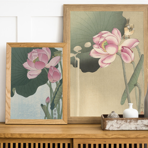蓮の花「絵画」２L判サイズ原画 蓮の花「絵画」2L判サイズ原画