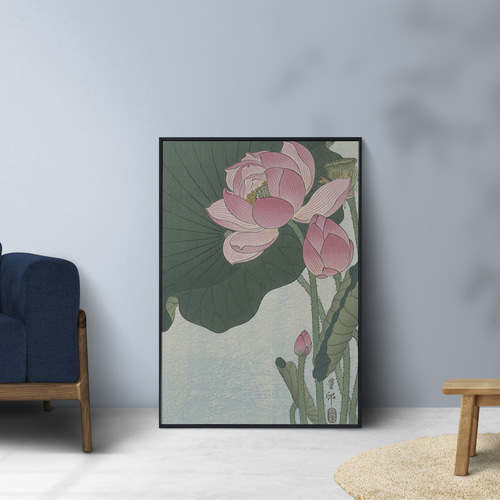 蓮の花「絵画」２L判サイズ原画 蓮の花「絵画」2L判サイズ原画 蓮の花「絵画」2L判サイズ原画