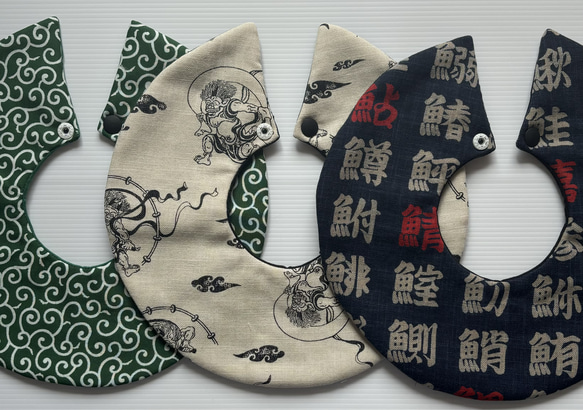 なみなみスタイ ハンドメイド スタイ オーダースタイ お名前刺繍