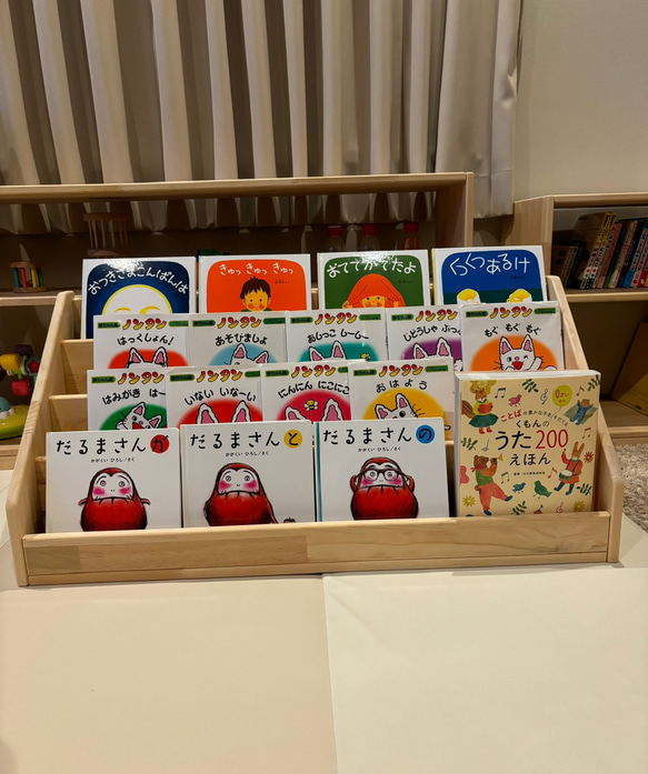 Ma様　絵本棚上段のみ 絵本棚 上段のみ 本棚・絵本棚・マガジンラック 木工製作所【発送まで