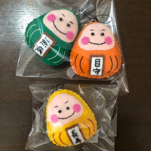 ベビーだるま(1個) ハンドメイド フェルト その他雑貨 daruma__