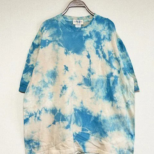 タイダイ ビッグシルエット Tシャツ XLサイズ カラフル ブルー