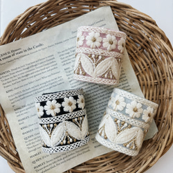 インド刺繍 ポニーフック ポニーフック・ヘアカフス Hopping