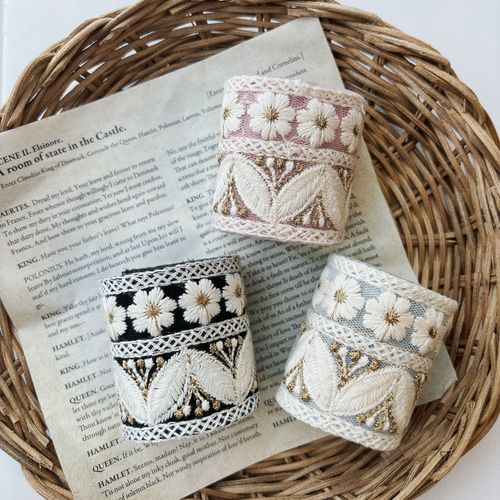 インド刺繍 ポニーフック ポニーフック・ヘアカフス Hopping