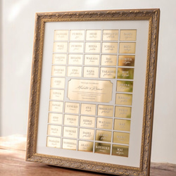 木目 可愛い ナチュラル シンプル ウッド ウッドデザイン 結婚式 大人気！結婚証明書 【ウォルナット×ナチュラル】インテリアに