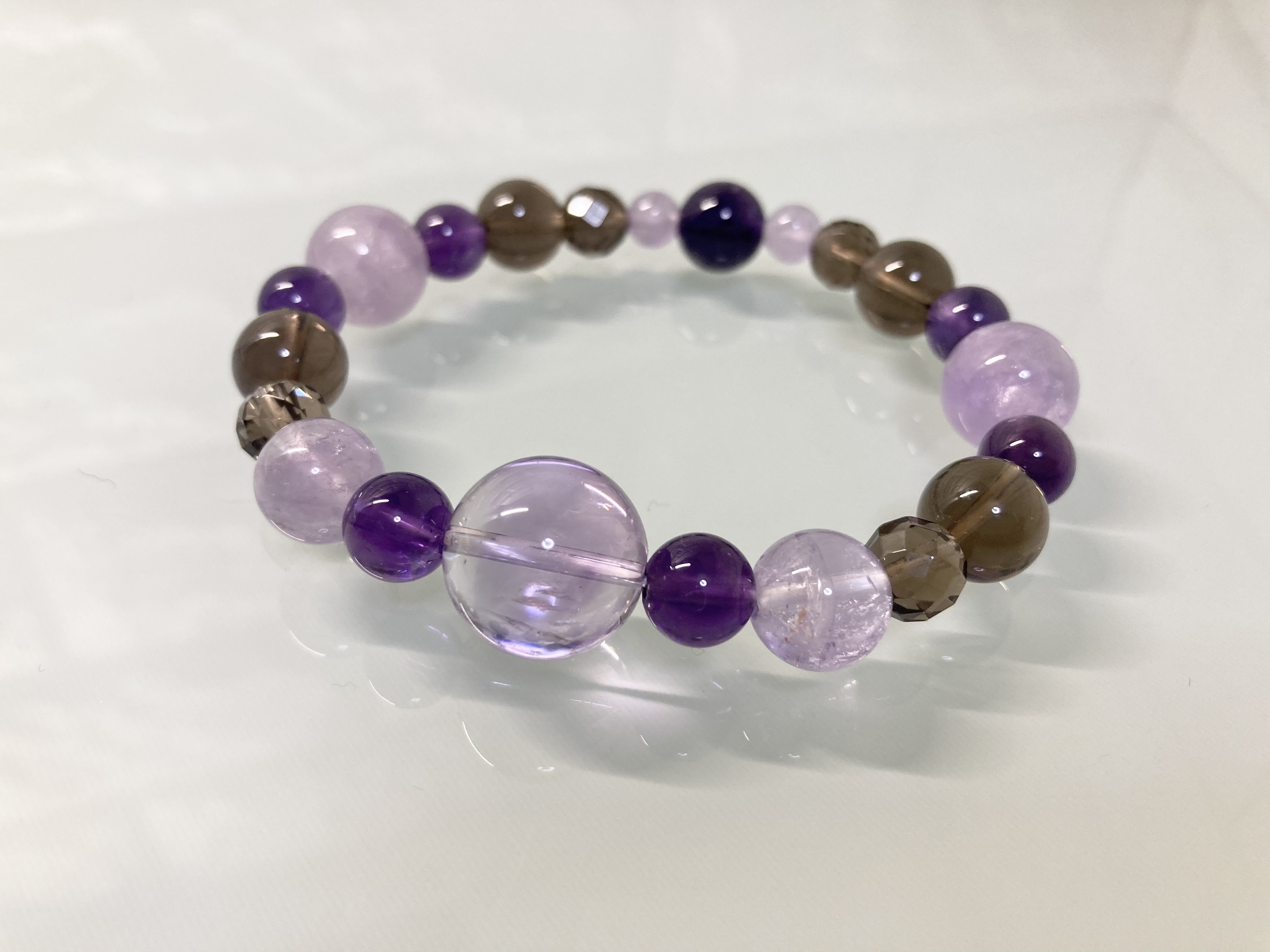 スーパーセブン＆アメジストのブレスレット
