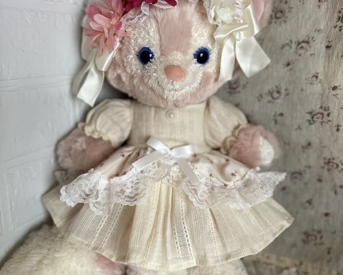 ♡ れんページ ♡ リーナベル　オーダーコスチューム リーナ・ベル 服 コスチューム ケープ付桜色ドレス 本体無 S