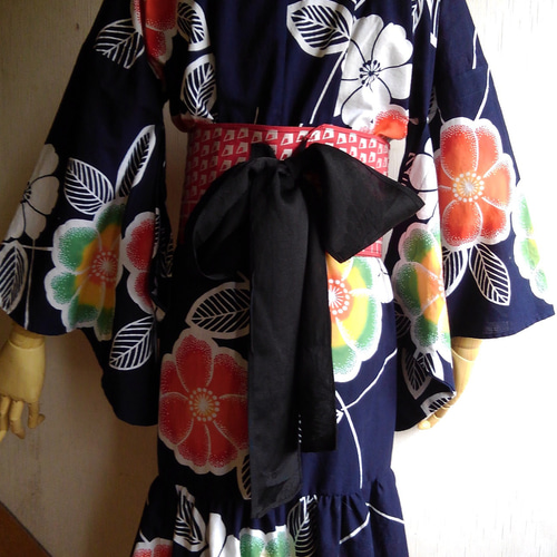 楽天市場】【浴衣リメイクタックワンピース】一点もの 創作服