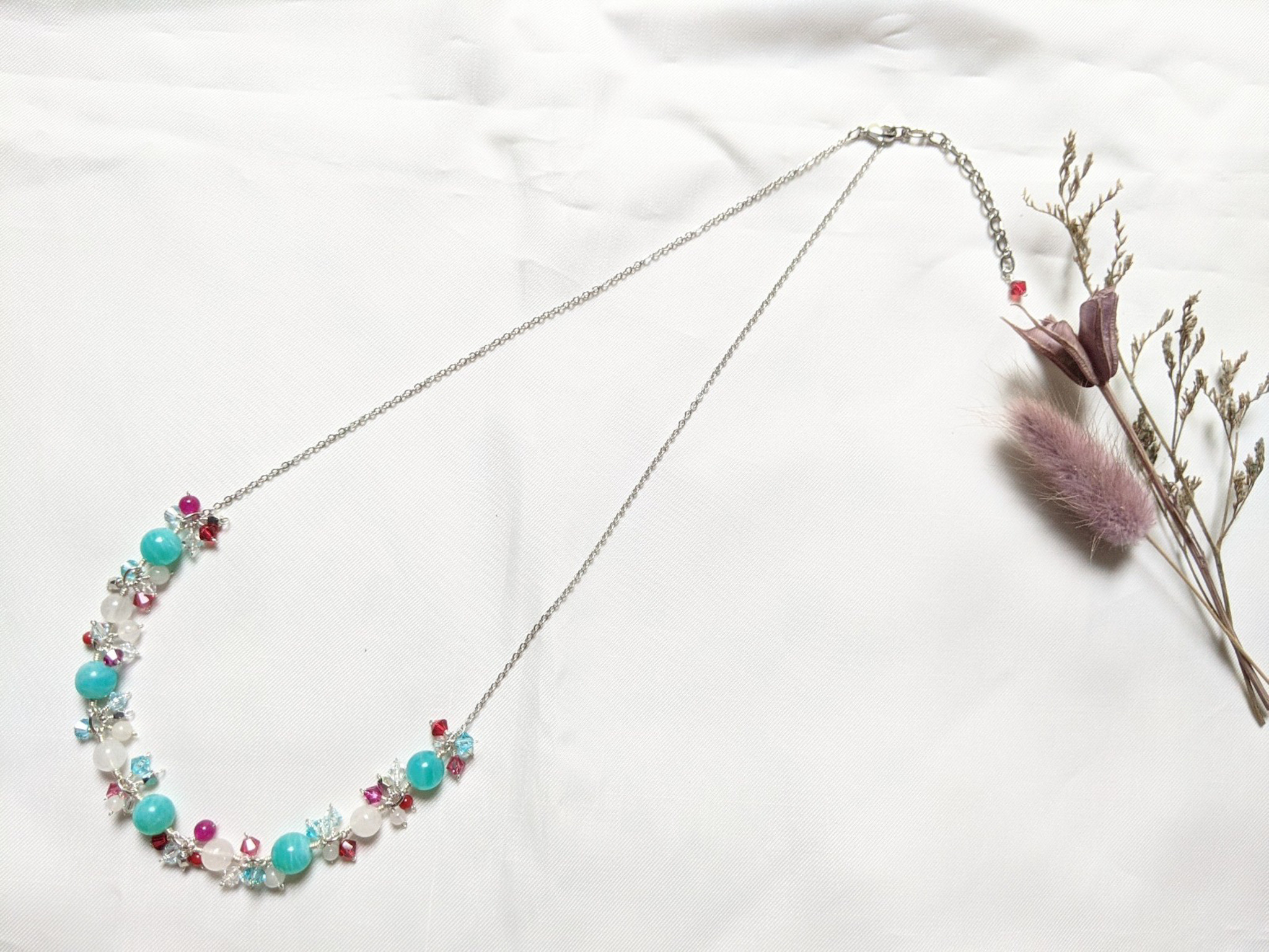 アマゾナイトのネックレス