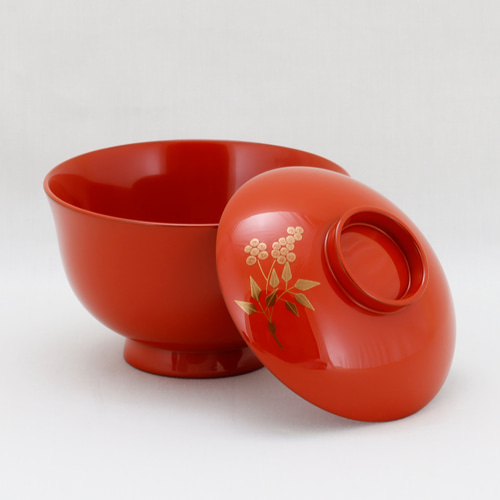 輪島塗り　お椀　蒔絵　南天 輪島塗漆器の工房直販 輪島塗太郎 / 輪島市 塗太郎 / 輪島塗 椀