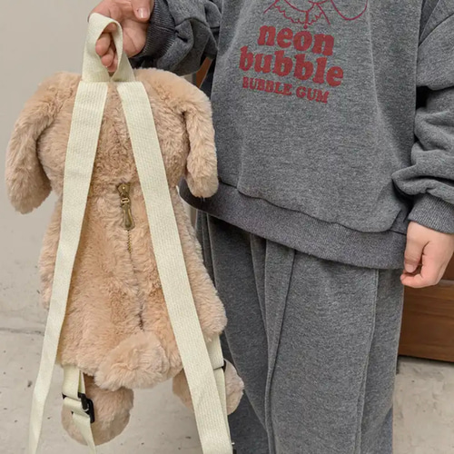 2色ふわふわ可愛いリュックサック 子犬 ドッグキッズ ぬいぐるみ 2色ふわふわ可愛いリュックサック 子犬 ドッグキッズ ぬいぐるみ