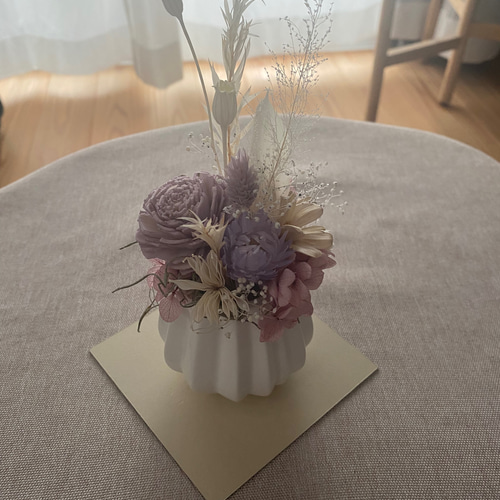 プリザーブドフラワー　花材ドライフラワーアレンジメント お供え花にも プリザーブドフラワーアレンジメント ドライフラワー