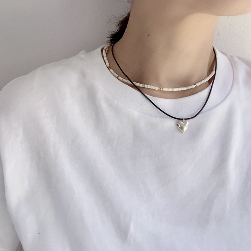 カレンシルバーのcross heartチョーカー II | mybracelet ONLINE