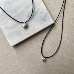 美品 ムーラ 時計 ハート ネックレス シルバー アクセサリー 皮