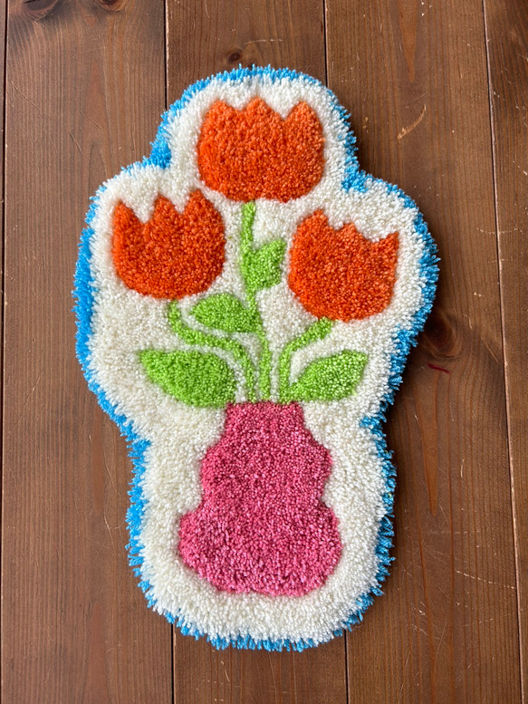 チューリップ花瓶ラグ カーペット・絨毯・ラグ・マット iLADII 通販