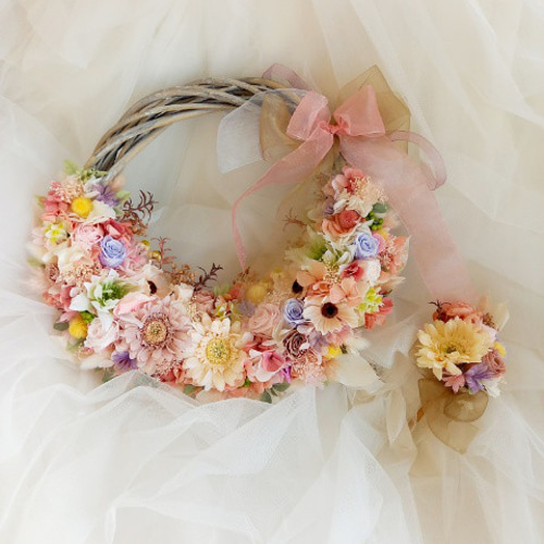 ♡受注対応♡リースブーケ ウェディングブーケ専門店ガーベラリース  