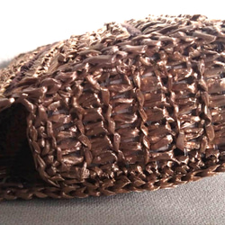 ゴールドベージュ✽木製ハンドルのクラッチバック 4枚目の画像