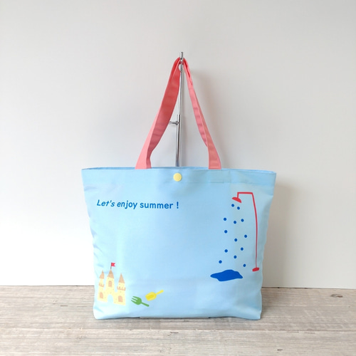 海やプール、スイミングスクールに！撥水加工 水着バッグ 女の子用 