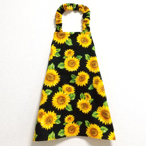 女の子エプロンひまわり100㎝110㎝ 120㎝