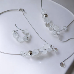 【期間限定】ネックレス「bubbles」マンテル仕様 5枚目の画像