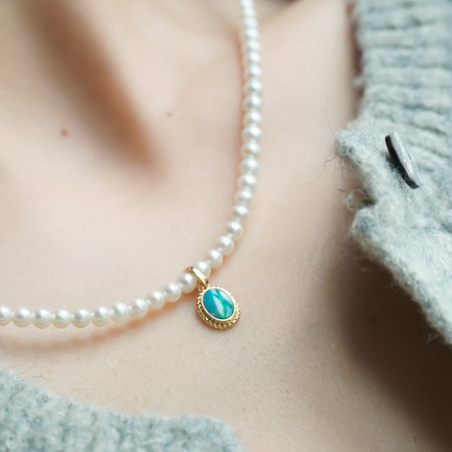 大阪万博　オパールペンダントトップ 万博購入 ネパールのオパール ペンダントトップ(※チェーンは付い