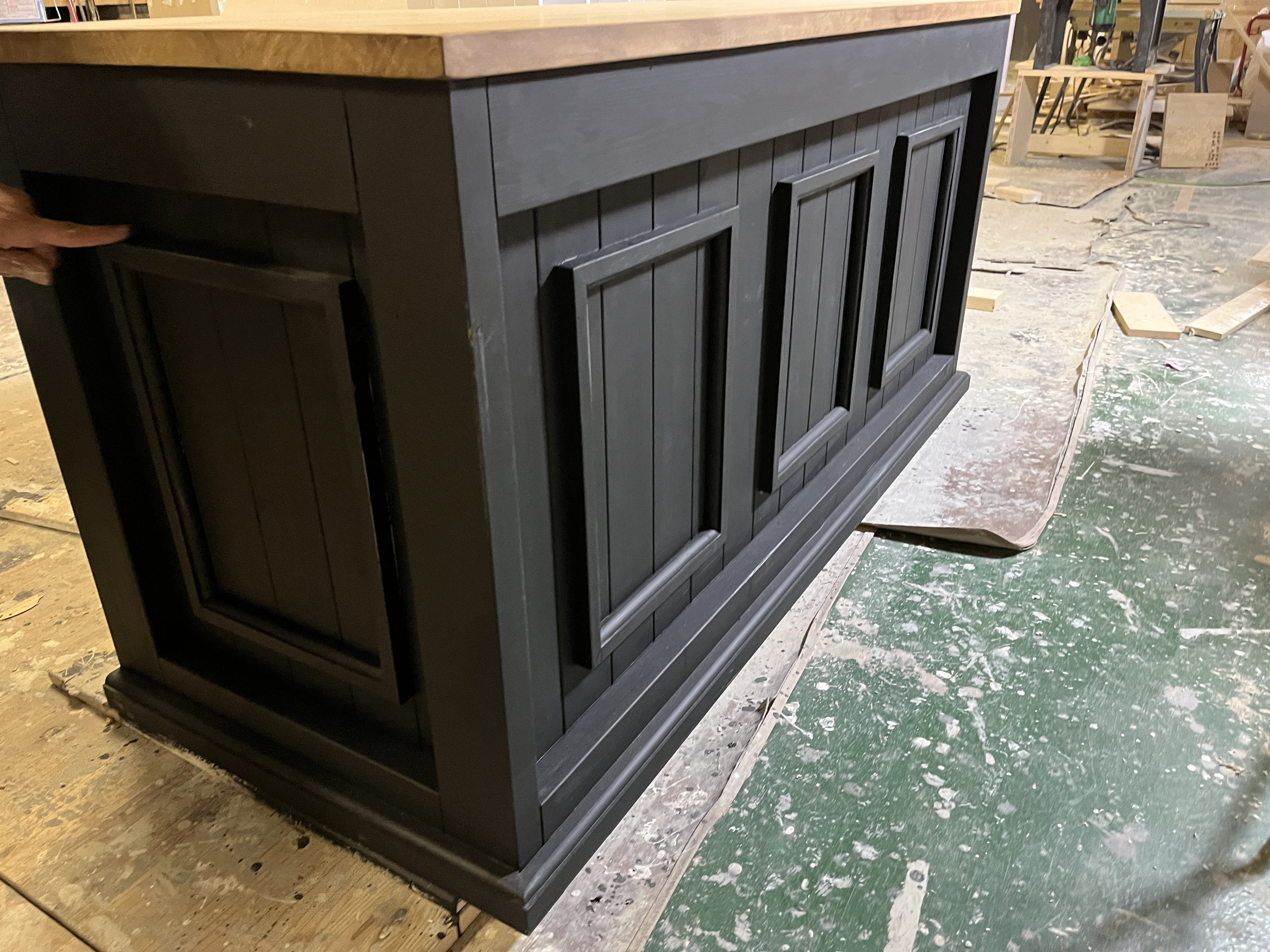 【フラット】カウンター　レジ　意匠　収納　扉付　幅150✖︎高さ72✖︎奥行き60センチ 60,500円