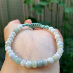 翡翠 天然石 翡翠ブレスレット ミャンマー産本翡翠ブレスレット