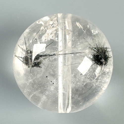 1*E様 ホーランダイトインクォーツ　星入り水晶　クォーツ　原石　鉱物標本　天然 マダガスカル産 星入り水晶 ( ホランダイトinクォーツ)/Hollandite