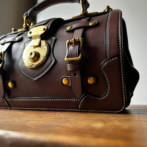 送料無料】 本革 革鞄 ミニ ダレスバッグ 2wayバッグ ALMA（アルマ