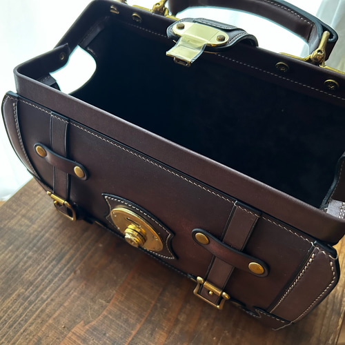 送料無料】 本革 革鞄 ミニ ダレスバッグ 2wayバッグ ALMA（アルマ