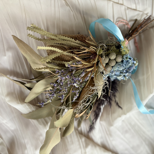 ドライフラワー スワッグ スワッグ nahita 通販｜Creema(クリーマ  