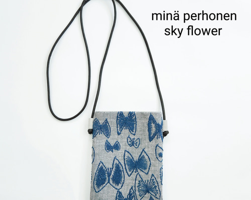 ミナペルホネン スカイフラワー スマホショルダー ポシェット