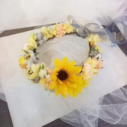 作品例ウェディング専門店リースブーケブートニアヘッドドレス花冠オーダー承ります ♡受注対応♡リースブーケ ウェディングブーケ専門店 リース